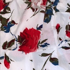 Unique floral romper